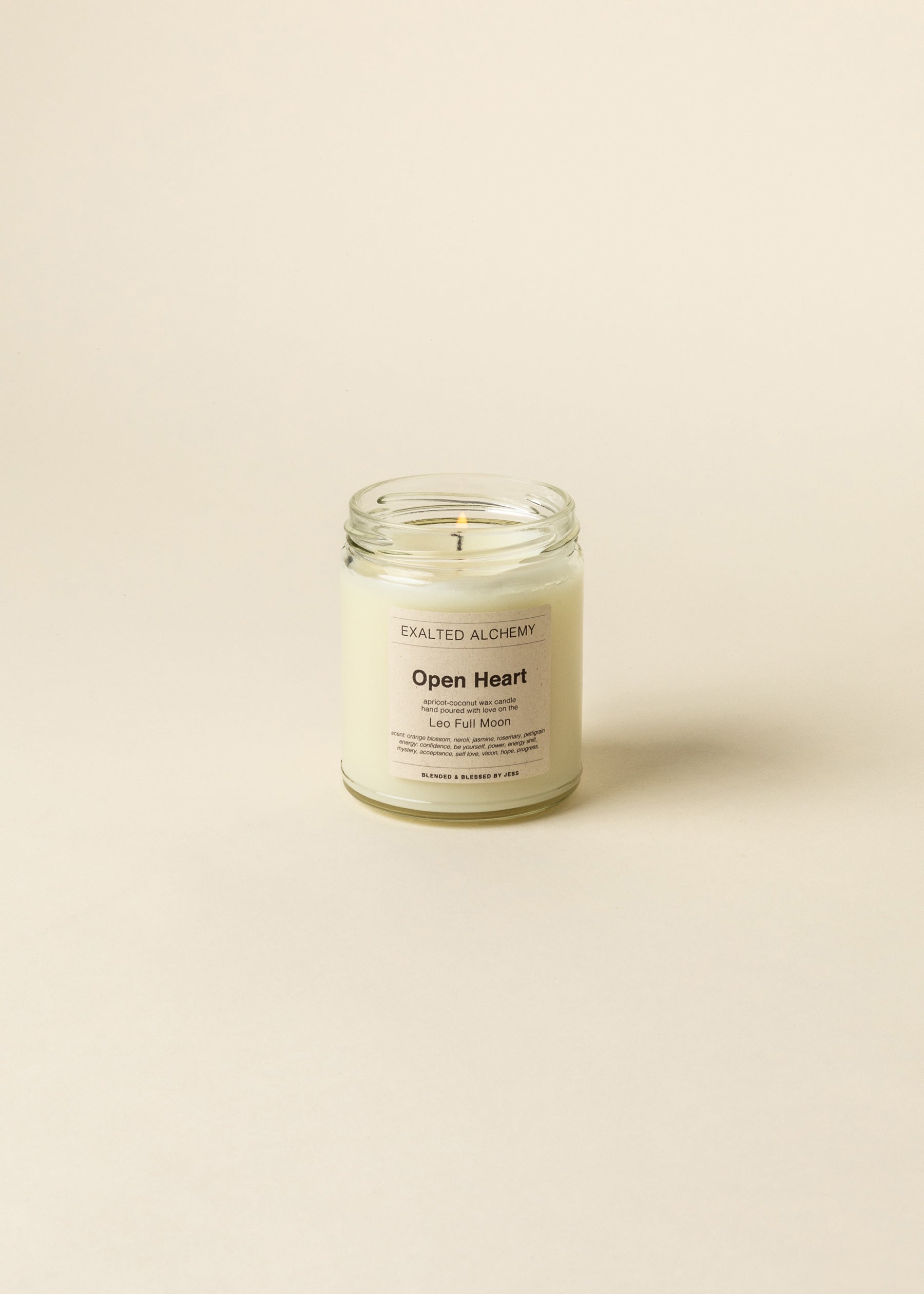Open Heart Candle