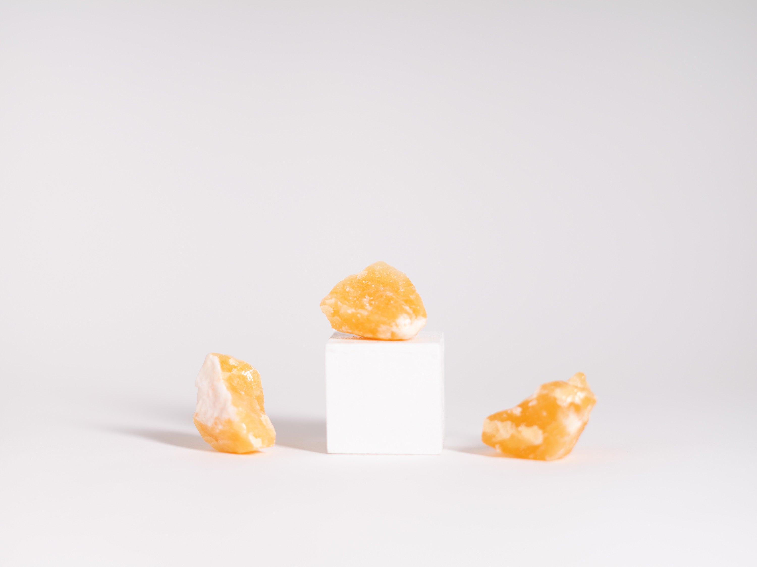 Orange Calcite Tumbled