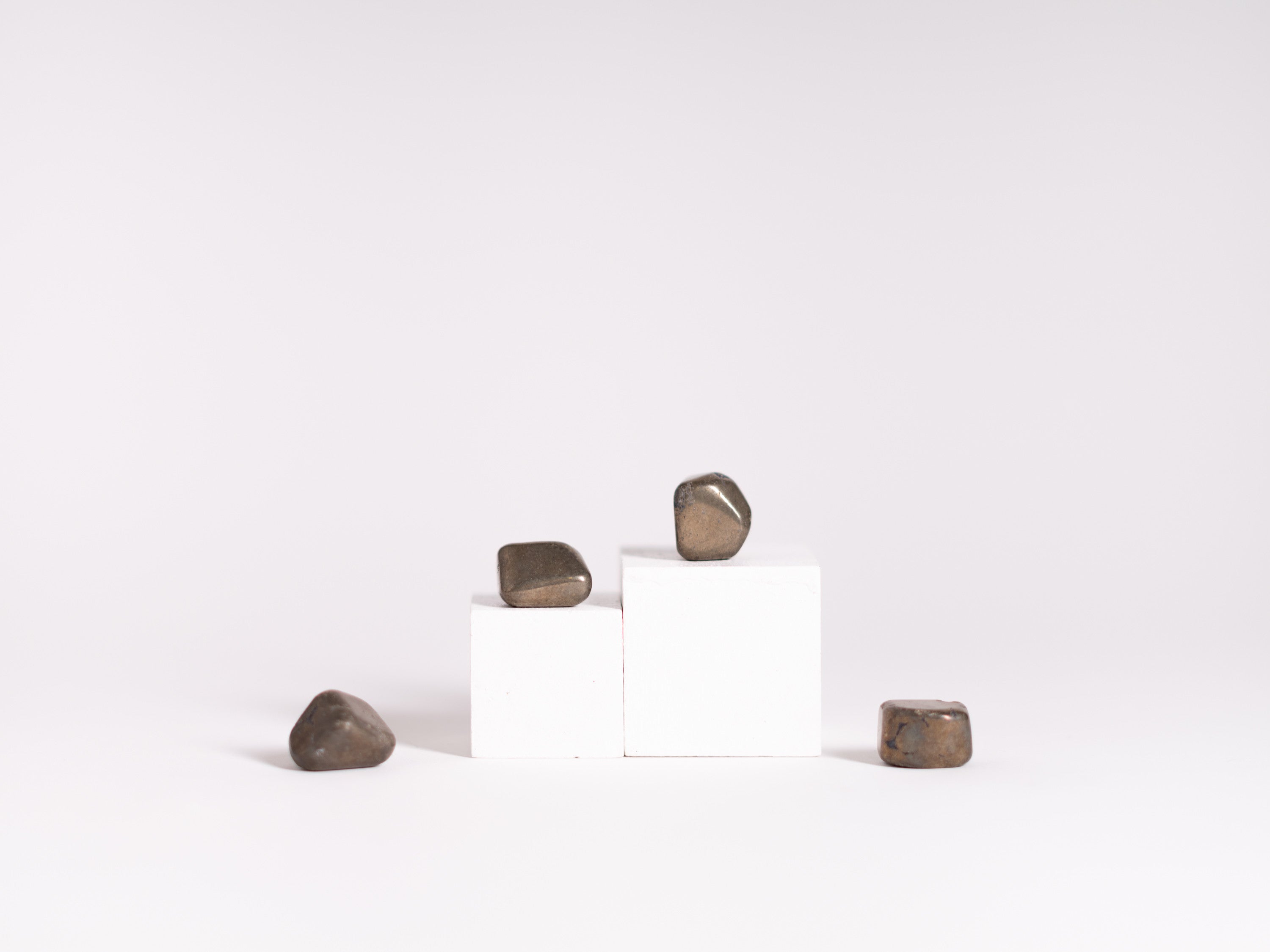 Pyrite Cube Tumbled